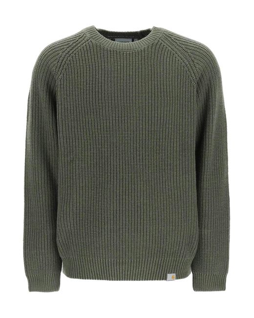 Carhartt WIP Green Forth Viscose And Wool Blend Sweater for men