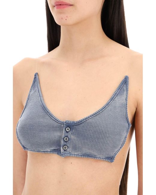 Y. Project Gray Y Project Invisible Strap Crop Top With Spaghetti