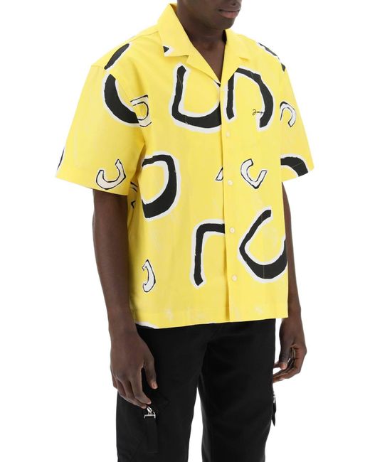 Camicia Bowling Jean di Jacquemus in Yellow da Uomo