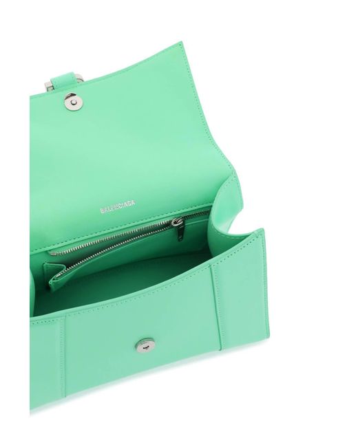 Balenciaga Green Hourglass Top Handle S Bag