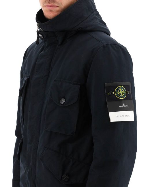 stone island parka david tc