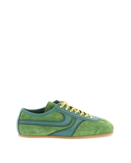Sneakers in suede di Dries Van Noten in Green