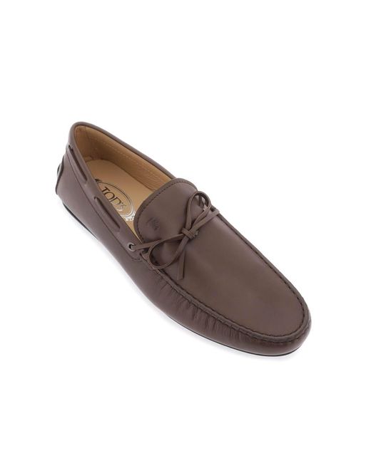 Tod's Brown 'City Gommino' Loafers for men