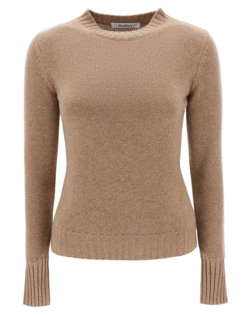Max Mara Brown Omelia Cashmere Sweater