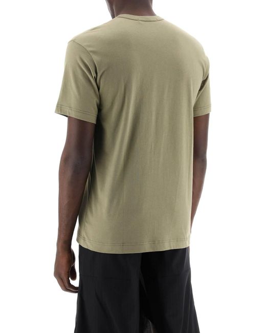 Comme des Garçons Green Comme Des Garcons Shirt Logo Print T-Shirt for men