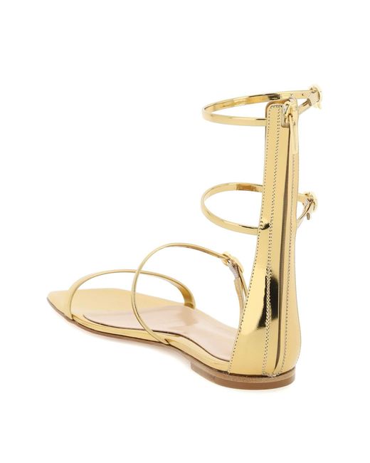 Gianvito Rossi 'ribbon Downtown' Sandals | Lyst Canada