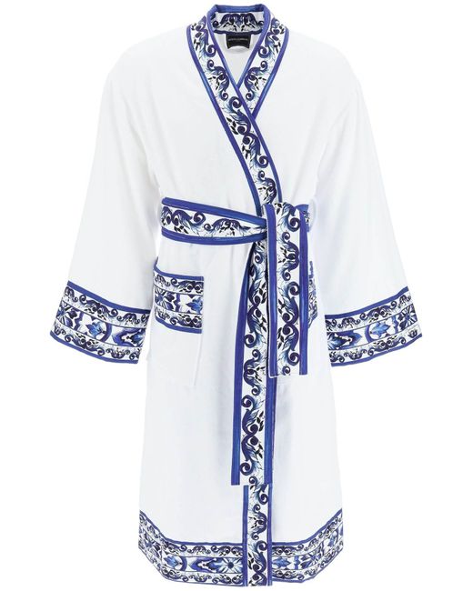 Dolce & Gabbana Blue 'blu Mediterraneo' Bathrobe