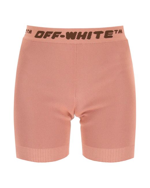 Off-White c/o Virgil Abloh Synthetic Stretch Knit Shorts - Save 16 