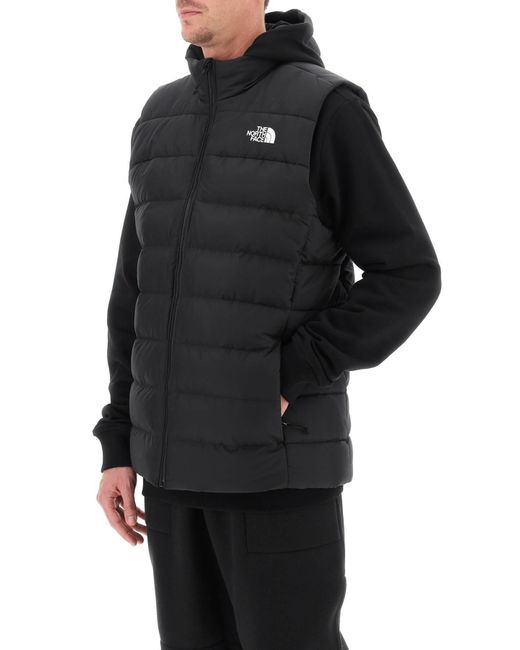 The North Face Black Aconagua Iii Puffer Vest for men