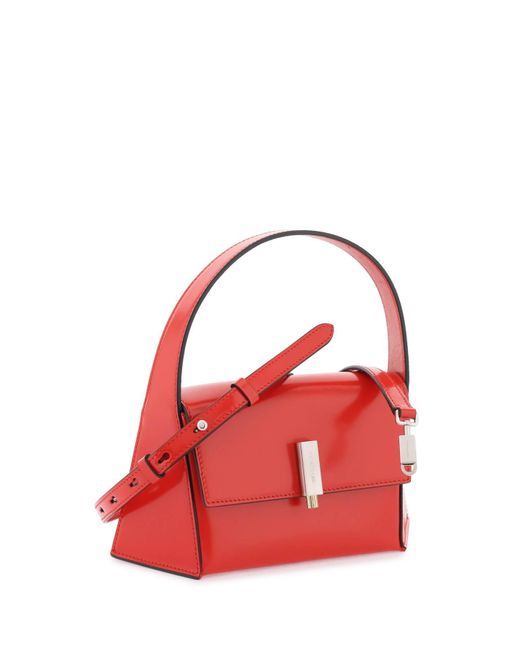 Ferragamo Red ‘Prisma Mini’ Shoulder Bag