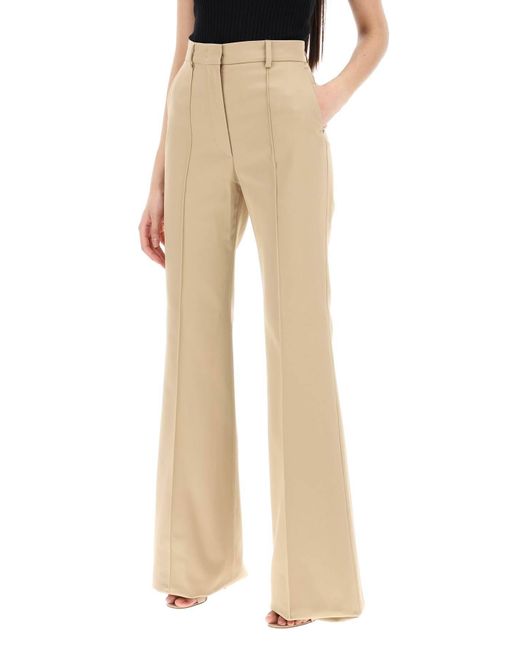 Sportmax Natural Flared Pants From Nor