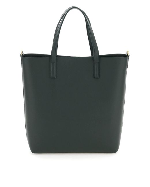 Saint Laurent North/south Toy Leather Shopping Bag in Green | Lyst