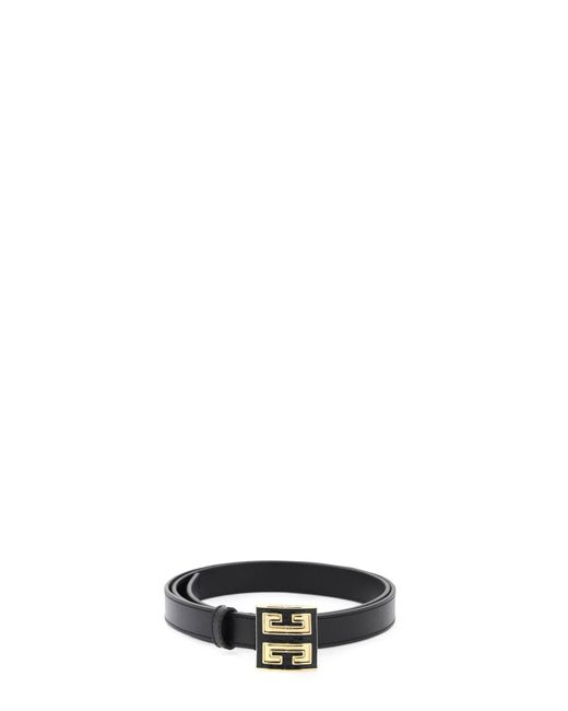 Givenchy Black Leather 4g Belt