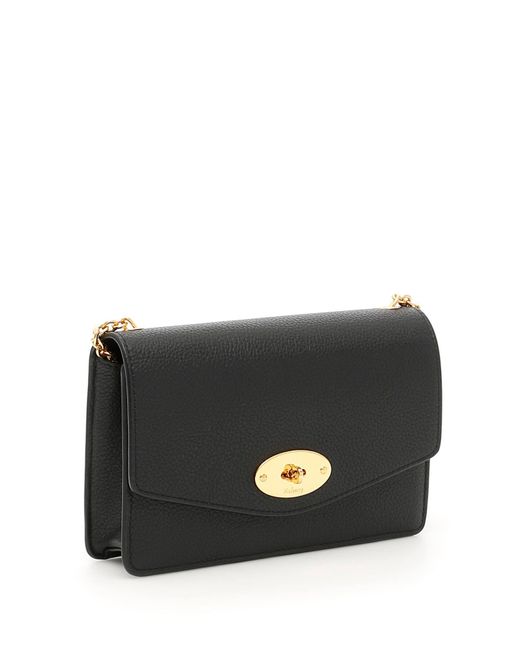 Mulberry Leather Small Darley In Black Small Classic Grain - Save 49% ...