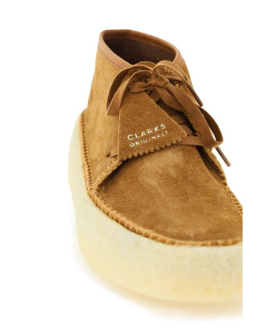 Clarks Brown Originals Suede Leather 'caravan' Lace-up Shoes for men