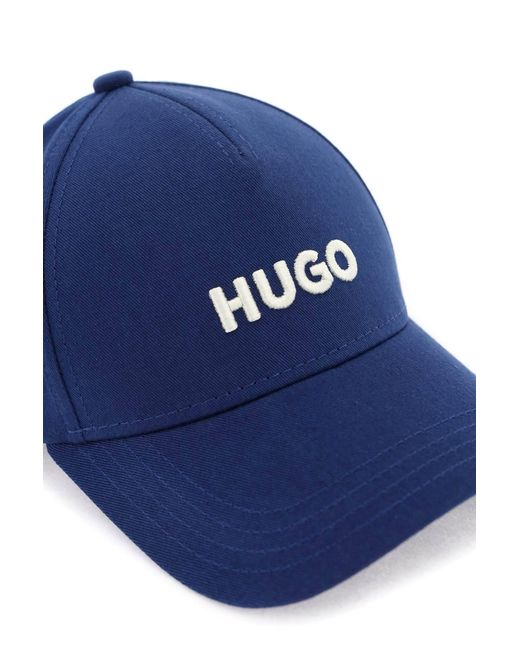 Cappello Baseball Con Logo Ricamato di HUGO in Blue da Uomo
