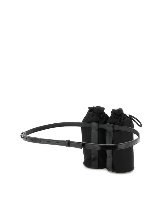 Ferragamo Black Double-Bottle Beltpack for men