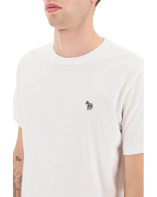PS by Paul Smith White Organic Cotton T-Shirt for men