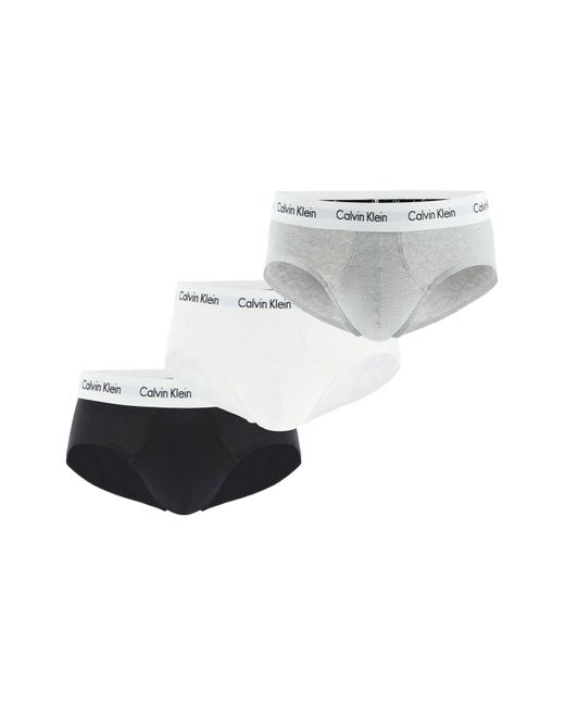 Calvin Klein Cotton Tri-pack Underwear Briefs for Men | Lyst Australia