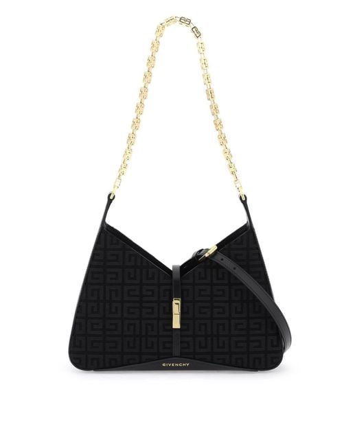 Givenchy Black Cut Out Small Bag With 4g Embroidery