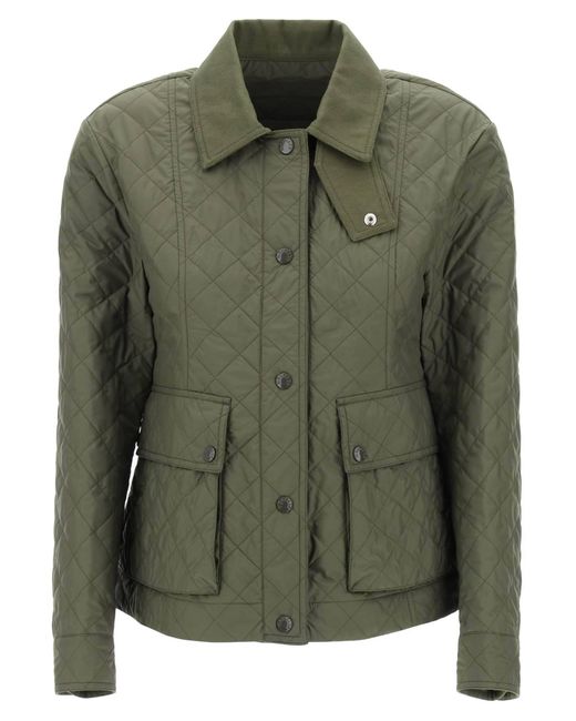 Moncler Green Quilted Galene