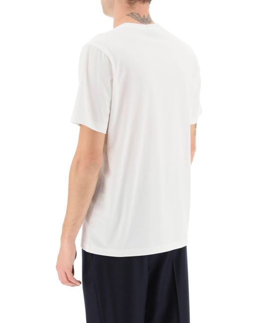 PS by Paul Smith White Organic Cotton T-Shirt for men
