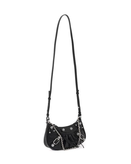 Balenciaga Black Mini Bag Le Cagole With Strass Studs