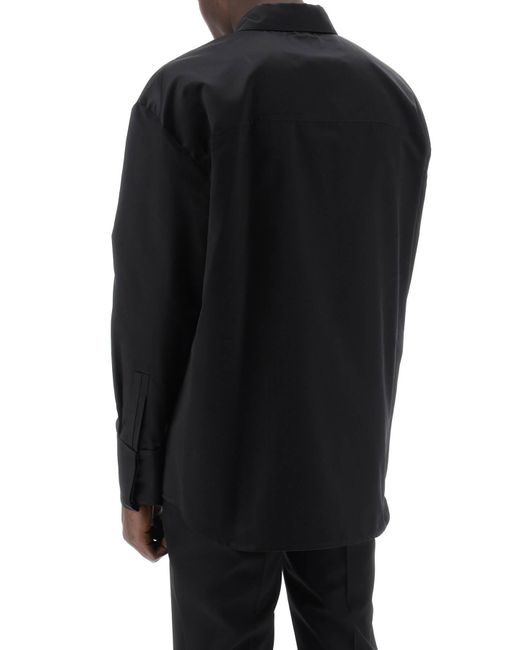 Camicia Oversize di Saint Laurent in Black da Uomo