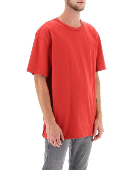 T Shirt '4 X4 Biggie' di Ksubi in Red da Uomo