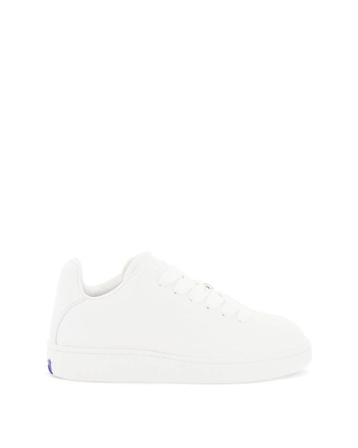Burberry White Leather Sneaker Storage Box for men