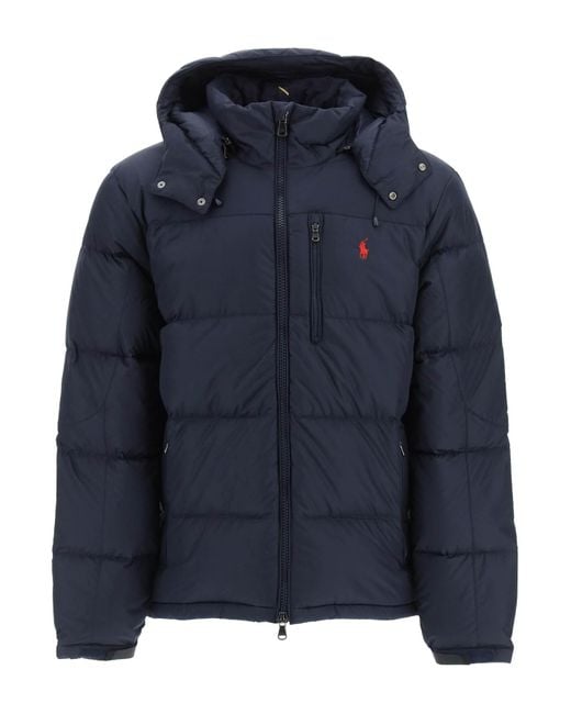 Polo Ralph Lauren Cortina Down Jacket In Ripstop Fabric in Blue for Men ...