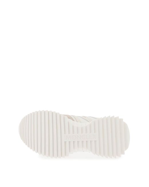 Moncler White Pacey Sneakers