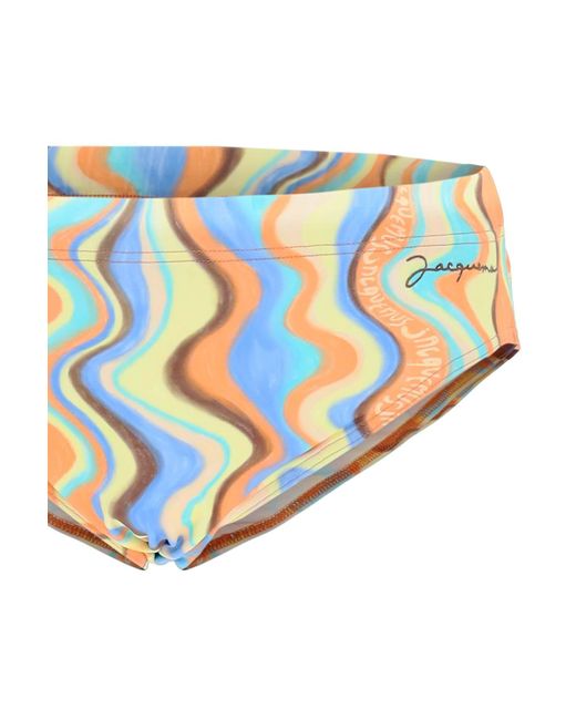 Slip Mare 'Desert Waves' di Jacquemus in Multicolor da Uomo