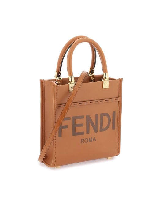 Fendi Brown Small Sunny Handbag