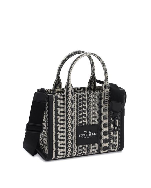 Marc Jacobs Black The Small Tote Bag With Lenticular Effect