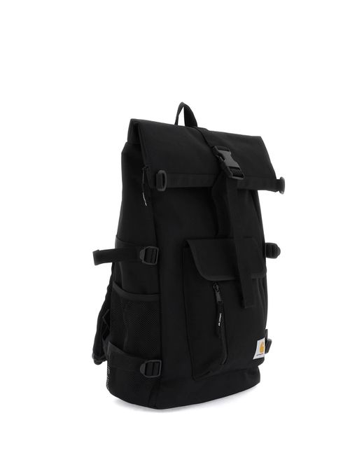 Carhartt Black "Phillis Recycled Technical Canvas Backpack for men