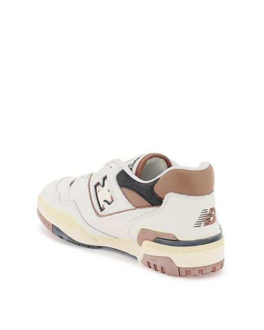 Sneakers 550 Effetto Vintage di New Balance in White da Uomo
