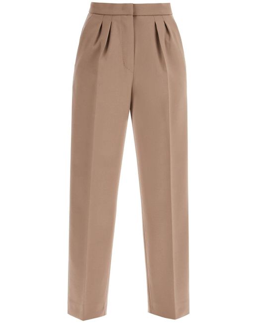 Max Mara Brown 'Verbano' Stretch Wool