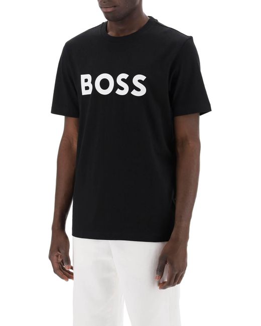 Boss Black Tiburt 354 Logo Print T-shirt for men