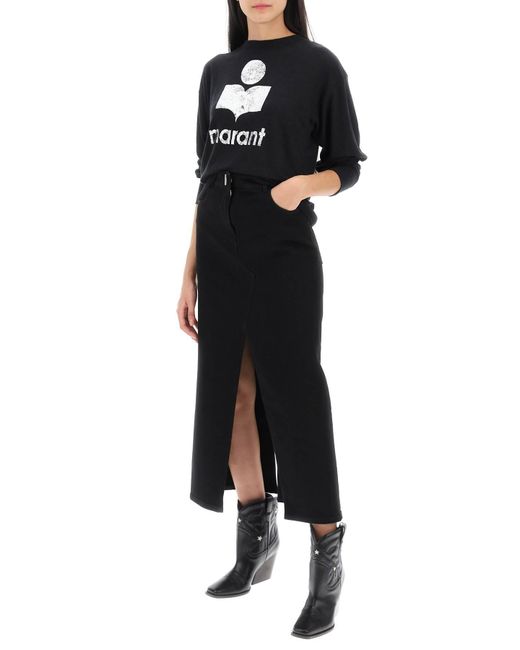 T-Shirt Klowia di Isabel Marant in Black