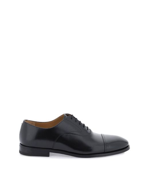 Henderson Black Oxford Lace-up Shoes for men