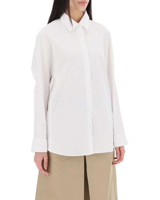 Camicia Oversize Casio di Dries Van Noten in White