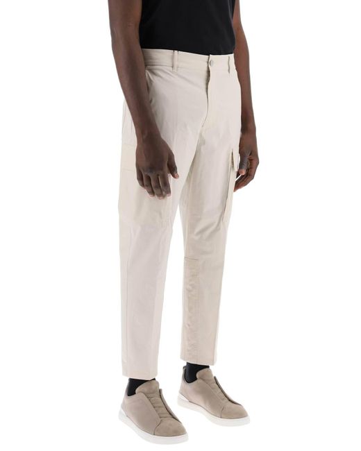 Etro White Tapered Leg Cargo Pants With for men