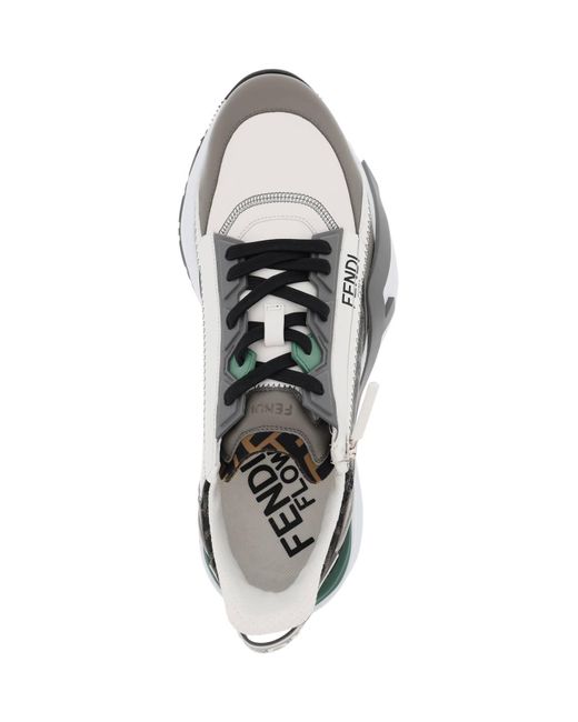 Sneakers ' Flow' di Fendi in White da Uomo