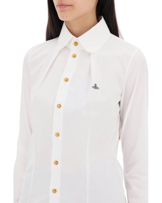 Vivienne Westwood White Toulouse Shirt With Darts