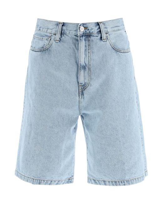Carhartt Blue Landon Denim Shorts for men