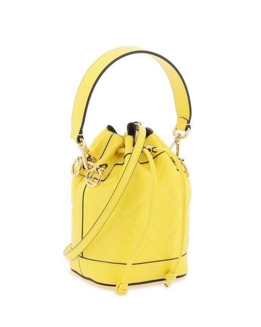 Fendi Yellow Mon Tresor Mini Bag