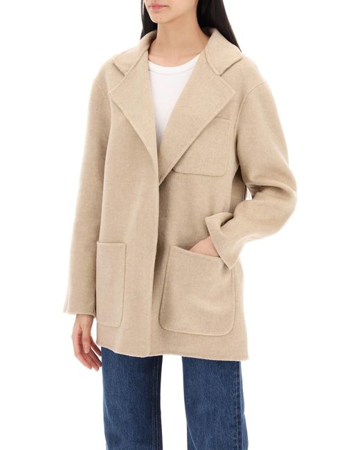 Totême  Natural Toteme Double-faced Wool Jacket