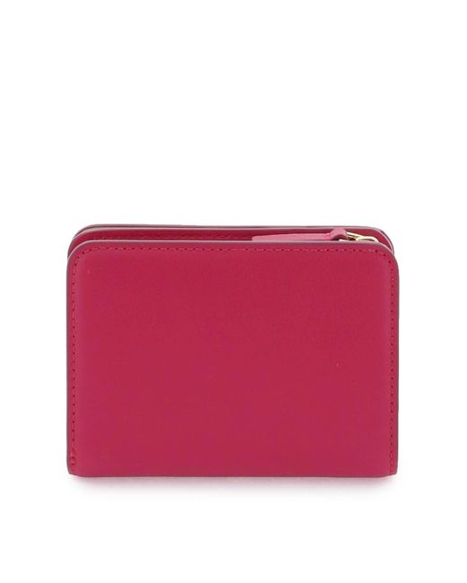 Marc Jacobs Pink The J Marc Mini Compact Wallet