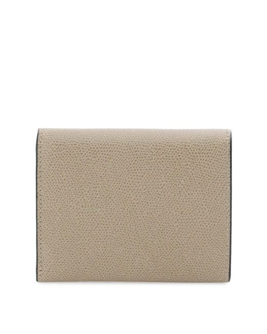 Valextra Natural Bi-Fold Wallet